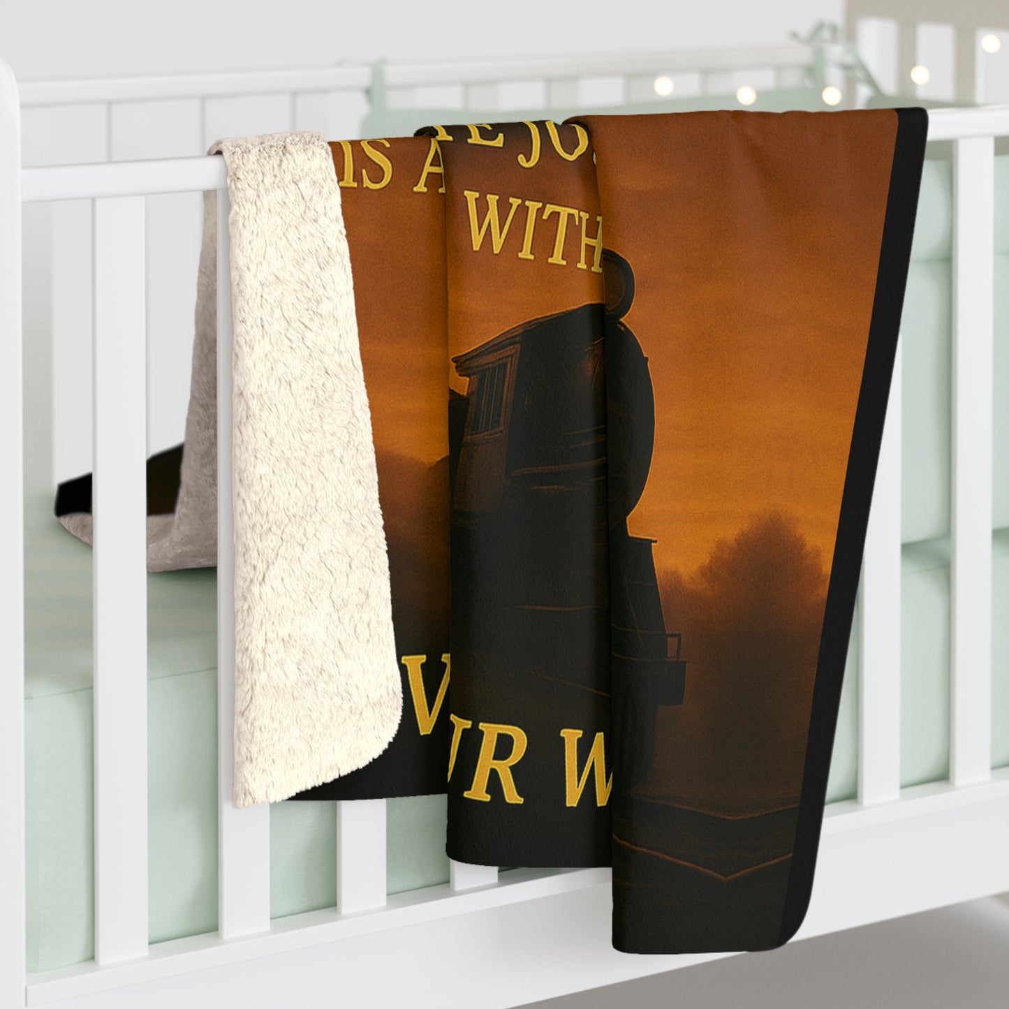 To My Husband - Warmth of Love Sherpa Fleece Blanket Design 01