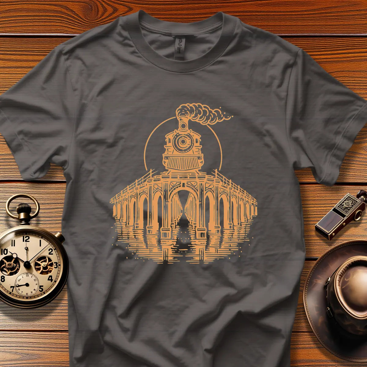 Roundhouse Crew - Harbor Switcher (Design 11) | Retro Railroad T-Shirt