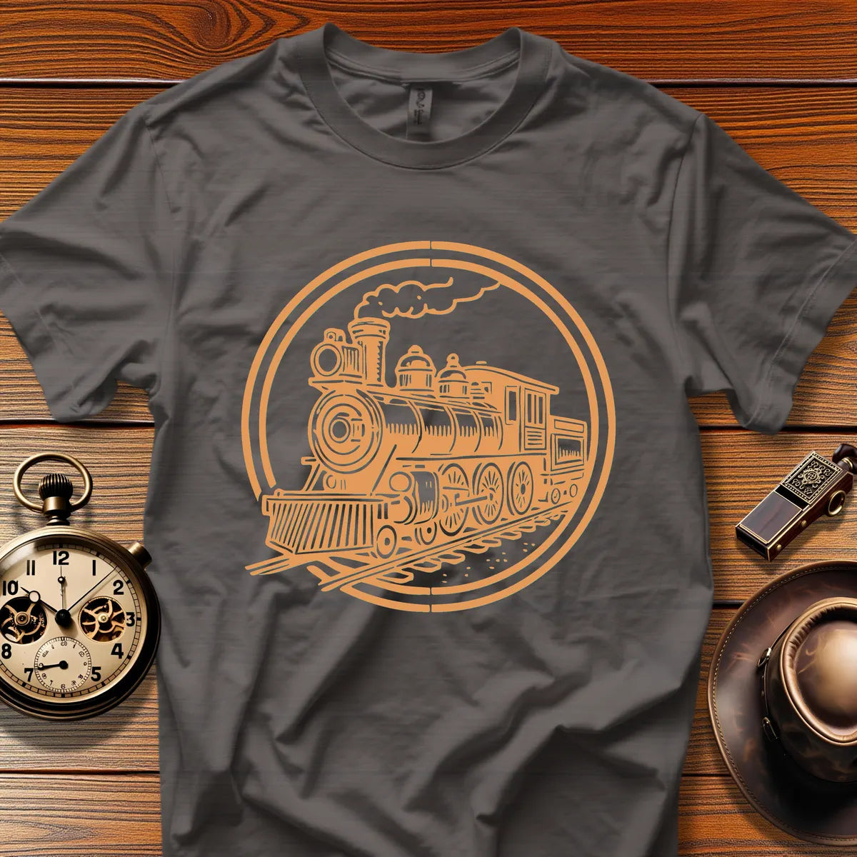 Roundhouse Crew - Redrock Express (Design 14) | Retro Railroad T-Shirt