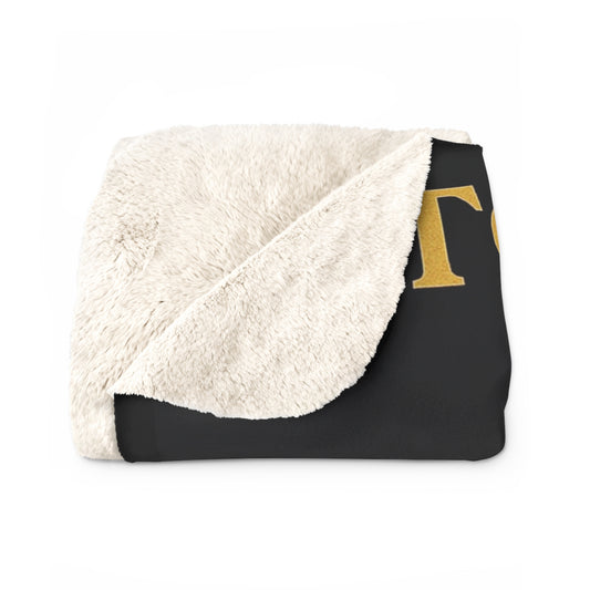 To My Son - Warmth of Love Sherpa Fleece Blanket Design 02