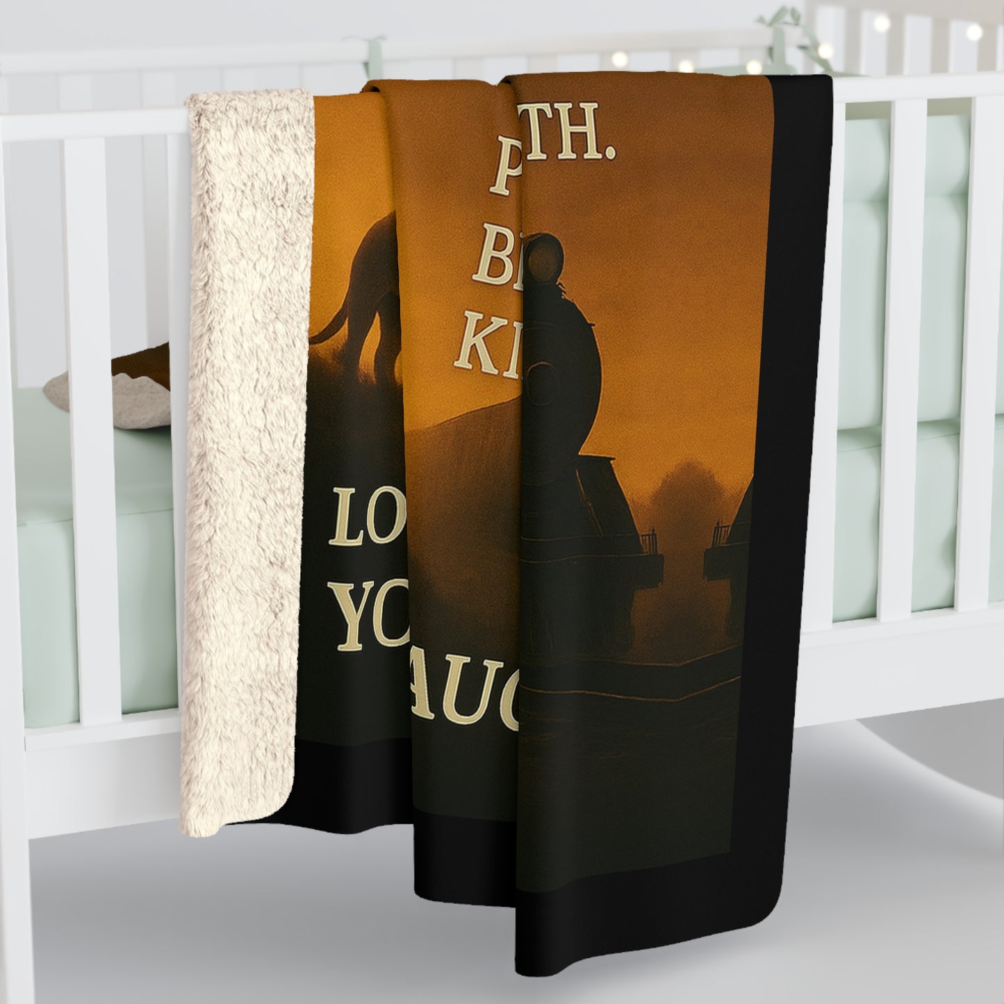 To My Dad from Daughter - Warmth of Love Sherpa Fleece Blanket Design 01