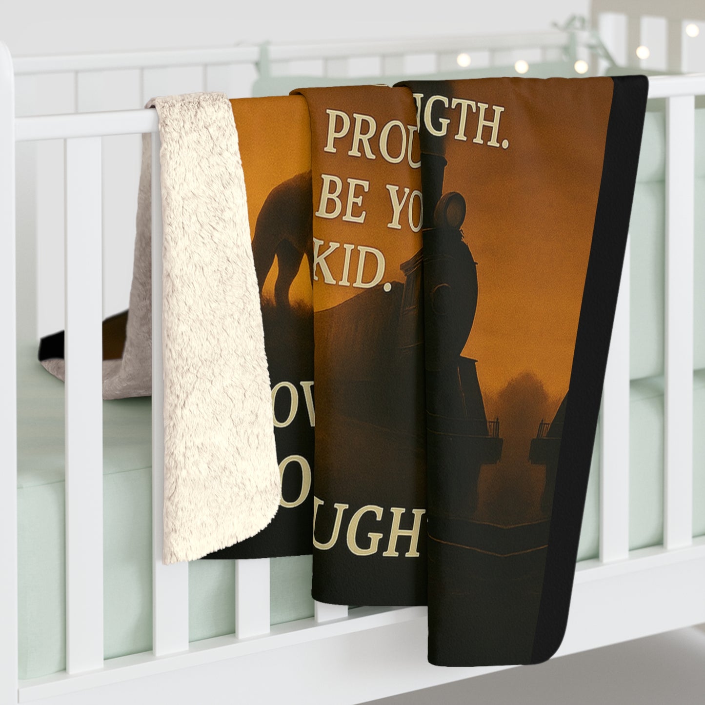 To My Dad from Daughter - Warmth of Love Sherpa Fleece Blanket Design 01