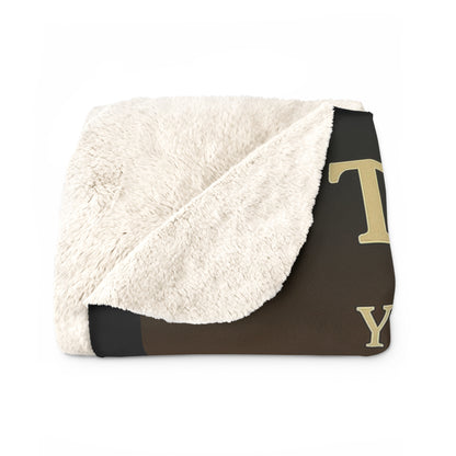 To My Dad from Daughter - Warmth of Love Sherpa Fleece Blanket Design 01