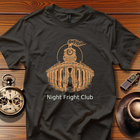 Night Fright Club - Harbor Switcher (Design 11) | Retro Railroad T-Shirt