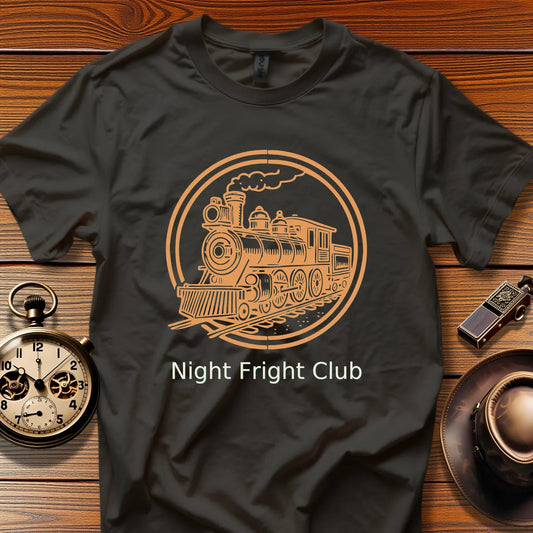 Night Fright Club - Redrock Express (Design 14) | Retro Railroad T-Shirt