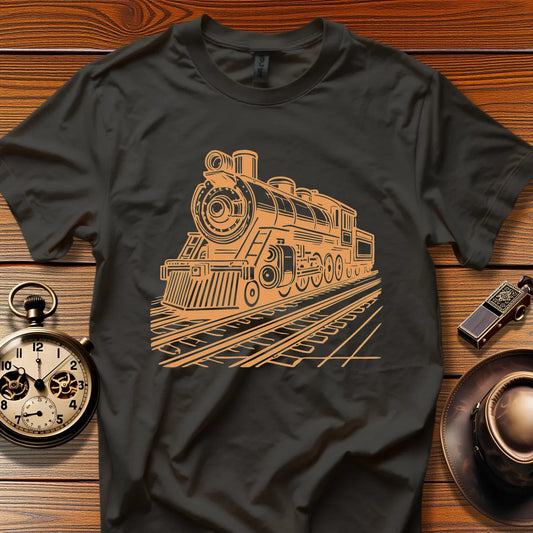 Roundhouse Crew - Iron Summit (Design 01) | Retro Railroad T-Shirt