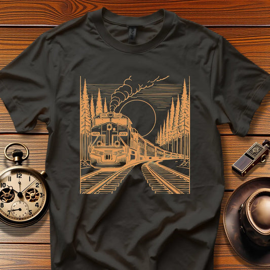 Roundhouse Crew - High Desert Zephyr (Design 22) | Retro Railroad T-Shirt