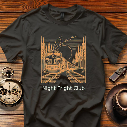 Night Fright Club - High Desert Zephyr (Design 22) | Retro Railroad T-Shirt