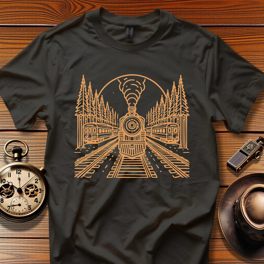 Roundhouse Crew - Copper Ridge (Design 24) | Retro Railroad T-Shirt