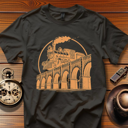 Roundhouse Crew - Riverbend Express (Design 04) | Retro Railroad T-Shirt