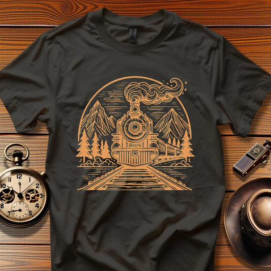 Roundhouse Crew - Prairie Star (Design 07) | Retro Railroad T-Shirt