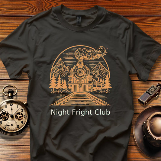 Night Fright Club - Prairie Star (Design 07) | Retro Railroad T-Shirt