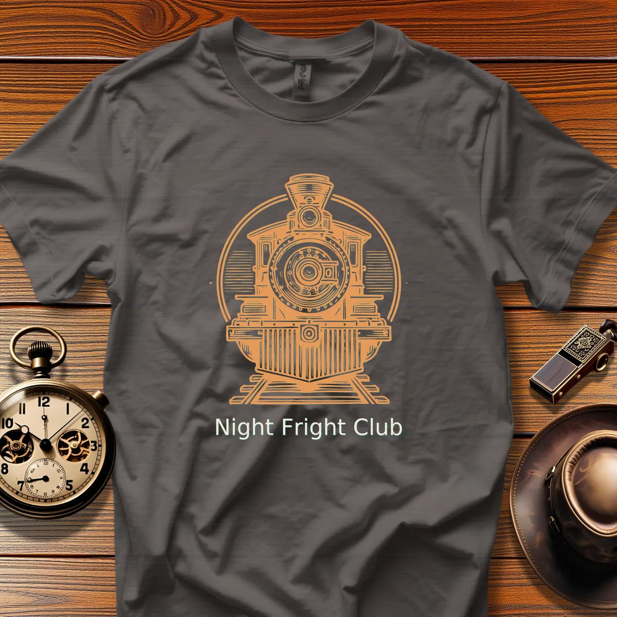 Night Fright Club - Pine Valley (Design 26) | Retro Railroad T-Shirt