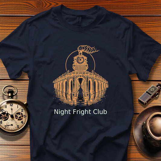 Night Fright Club - Harbor Switcher (Design 11) | Retro Railroad T-Shirt