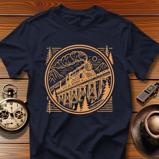Roundhouse Crew - Frostline Special (Design 18) | Retro Railroad T-Shirt