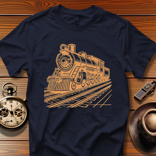 Roundhouse Crew - Iron Summit (Design 01) | Retro Railroad T-Shirt