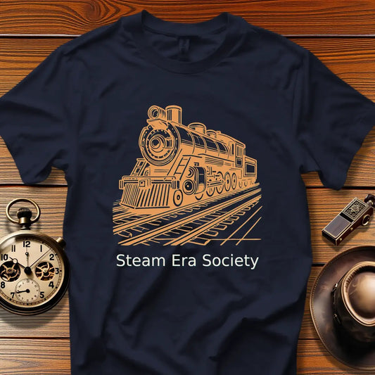 Steam Era Society - Iron Summit (Design 01) | Retro Railroad T-Shirt