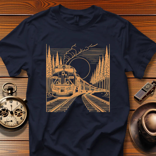 Roundhouse Crew - High Desert Zephyr (Design 22) | Retro Railroad T-Shirt