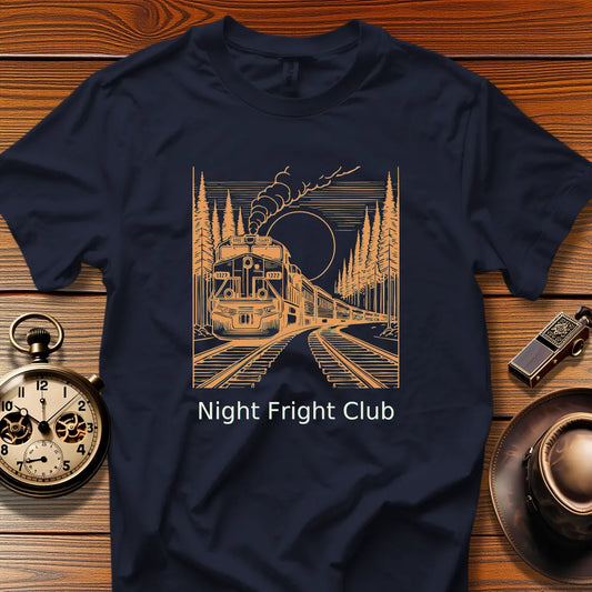 Night Fright Club - High Desert Zephyr (Design 22) | Retro Railroad T-Shirt