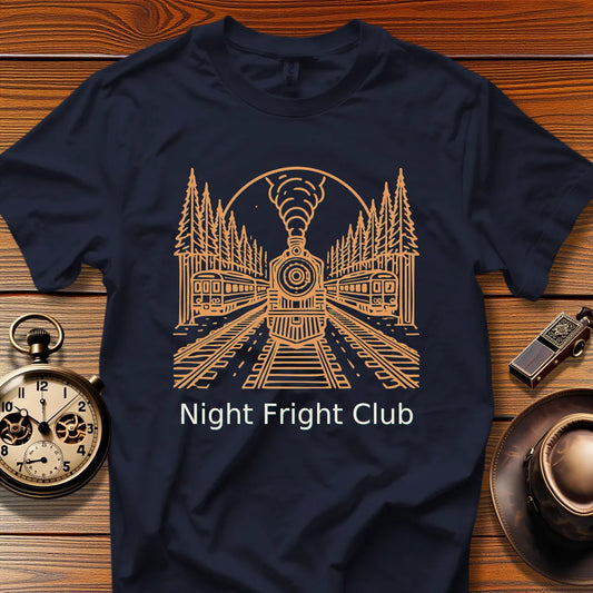 Night Fright Club - Copper Ridge (Design 24) | Retro Railroad T-Shirt