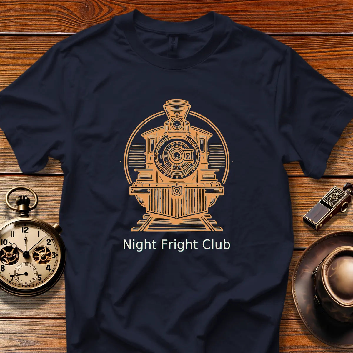 Night Fright Club - Pine Valley (Design 26) | Retro Railroad T-Shirt