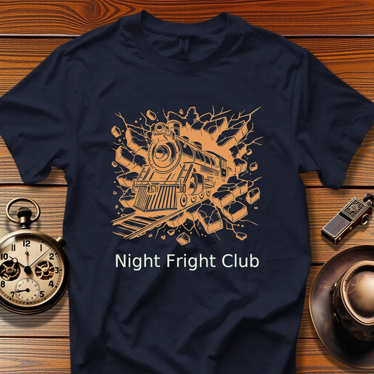 Night Fright Club - Lakeshore Flyer (Design 29) | Retro Railroad T-Shirt