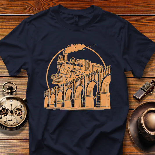 Roundhouse Crew - Riverbend Express (Design 04) | Retro Railroad T-Shirt