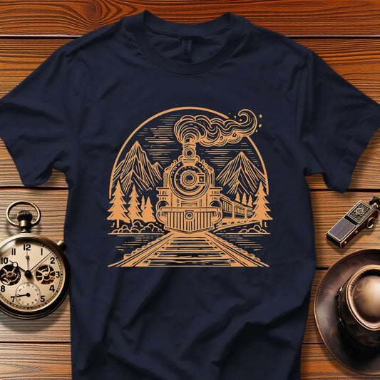Roundhouse Crew - Prairie Star (Design 07) | Retro Railroad T-Shirt
